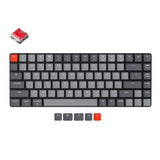 K3 D V2 Ultra-slim Wireless Mechanical Low Profile Keyboard Optical Hot-Swappable Switch White Backlit for Mac Windows