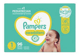 Pampers Swaddlers Diapers Size 1, 96 Count