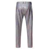 Mens Night Club Metallic Gold Suit Pants