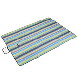 60\" x 78\" Waterproof Picnic Blanket Handy Mat with Strap Foldable Camping Rug