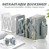 Retractable Bookend Book Stand Multifunction Book Folder Bookshelf With Pen Holder