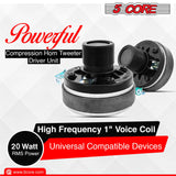 5 Core High Frequency Compression Horn Driver 8 Ohms