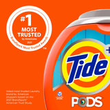 Tide PODS Liquid Laundry Detergent Soap Pacs 4-n-1 with Febreze;  HE Compatible 85 Count