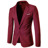 Mens 3-Piece Suit Slim Fit Formal Jacket Set