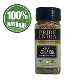 Pride of India – Chai Masala Mulling Spice Mix – Gourmet Spice Mix for Teas & Coffee – Caffeine Free – Authentic Mulling Spice Blend – Vegan & Gluten-Free - Easy to Use – 1.6 oz. Small Dual Sifter Bot