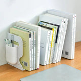 Retractable Bookend Book Stand Multifunction Book Folder Bookshelf With Pen Holder