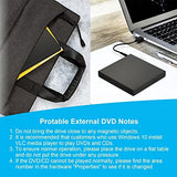 External CD DVD Drive; USB 2.0 Slim Protable External CD-RW Drive DVD-RW Burner Writer Player For Laptop Notebook PC Desktop Computer