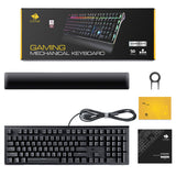 Z-EDGE UK108 108 Keys RGB Optical Mechanical Gaming Keyboard