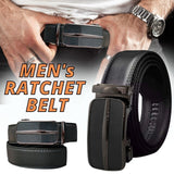 Men's Ratchet Belt Leather Mens Belt With Slide Buckle Ratchet Belts For Men USA