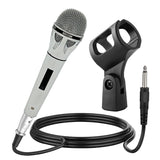 5 CORE Karaoke Microphone Dynamic Vocal Handheld Mic Cardioid Unidirectional Microfono w On and Off Switch Includes XLR Audio Cable Mic Holder PM 817 CH