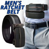 Men's Ratchet Belt Leather Mens Belt With Slide Buckle Ratchet Belts For Men USA