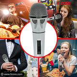 5 CORE Karaoke Microphone Dynamic Vocal Handheld Mic Cardioid Unidirectional Microfono w On and Off Switch Includes XLR Audio Cable Mic Holder PM 817 CH