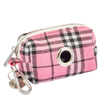 Waste Bag Holder -Beige Plaid