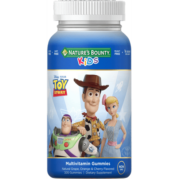 Nature's Bounty Kids Disney and Pixar Toy Story Multivitamin Gummies;  200 Count