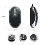 Mini USB Mouse Wired 1000 DPI Optical LED 2 Buttons Game Mice For PC Laptop 1.2M Cable USB Office Mouse