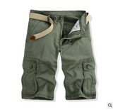 Mens Cargo Shorts with Pocket Cotton Relaxed Fit Casual Fashion Shorts Outdoor Wear