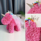 Artificial Flowers 40cm Rose Bear Girlfriend Anniversary Christmas Valentine&#39;s Day Birthday Present For Wedding Party Gift