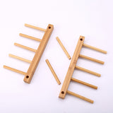 1pc Bamboo Dish Plate Bowl Drainer Storage; Cup Book Pot Lid Cutting Board Drying Rack; Stand Drainer Storage Holder Organizer Kitchen Cabinet; Keep Dry; 13.1in*5in