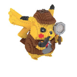 Pokémon Anime Cartoon Model Decoration Mini Diamond Particle Building Blocks Pikachu Building Blocks Assembled Educational Toys