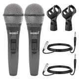 5 CORE Karaoke Microphone Dynamic Vocal Handheld Mic Cardioid Unidirectional Microfono w On and Off Switch Includes XLR Audio Cable Mic Holder PM 600