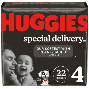 Huggies Special Delivery Hypoallergenic Baby Diapers Size 4;  22 Count