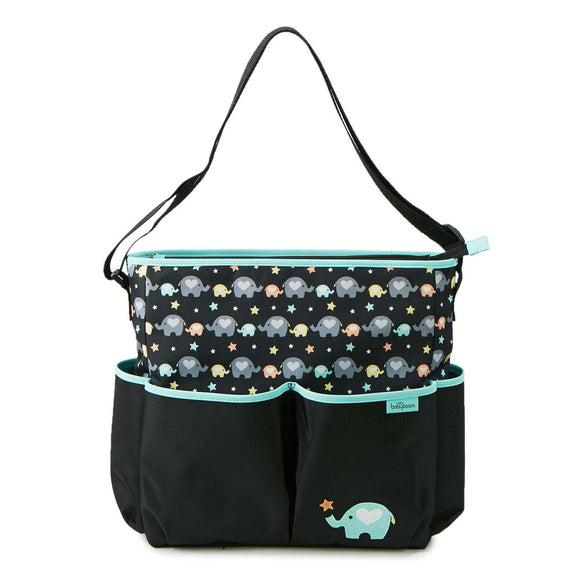 Baby Boom Elephant Print Tote Diaper Bag