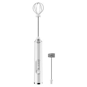 Powerful Immersion Blender;  Electric Hand Blender 500 Watt with Turbo Mode;  Detachable Base.  Handheld Kitchen Blender Stick for Soup;  Smoothie;  Puree;  Baby Food(two replacement heads)