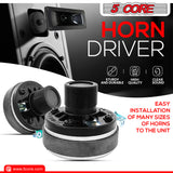 5 Core High Frequency Compression Horn Driver 8 Ohms