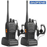 2pcs BAOFENG BF-888S Two Way Radio UHF Portable Walkie Talkies; Amateur Radio Handheld For Hiking Biking Camping