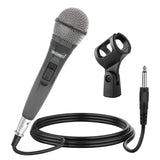 5 CORE Karaoke Microphone Dynamic Vocal Handheld Mic Cardioid Unidirectional Microfono w On and Off Switch Includes XLR Audio Cable Mic Holder PM 600