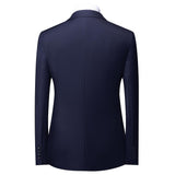 Mens Slim Fit Two Button Blazer Notched Lapel Suit Jackrt