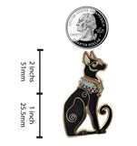 Egyptian Cat Pin - Mystic; Regal; Black Cat Enamel Pin