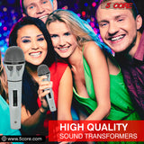 5 CORE Karaoke Microphone Dynamic Vocal Handheld Mic Cardioid Unidirectional Microfono w On and Off Switch Includes XLR Audio Cable Mic Holder PM 817 CH