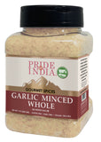 Pride of India – Garlic Minced – Gourmet Seasoning – Ideal for Dips/Sauces/Bread/Salad/Stir-Fries – Ideal Pantry Condiments – Easy to Use