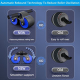 1pc Rebound Abdominal Roller Wheel For Abdominal Exercise Fitness With Knee Mat; Home Fitness Equipment For Abs Workout