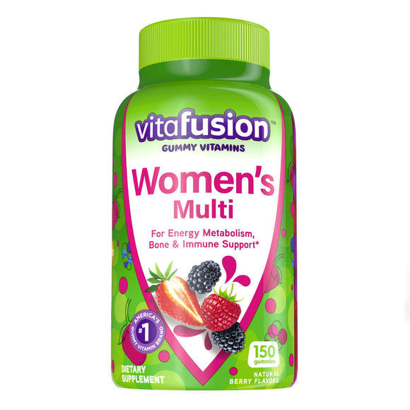 Vitafusion Women's Multivitamin Gummies;  Daily Vitamins for Women;  Berry Flavored;  150 Count