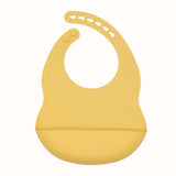 Baby Solid Color Food Grade Silicone Bibs