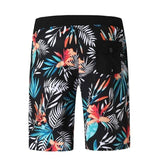 Mens Swim Trunks Quick Dry Printed Beach Shorts Summer Boardshorts with Mesh Lining