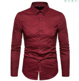 Mens Long Sleeve Slim Fit Shirt