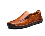 Mens Leather Loafers Boots Shoes