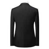 Mens Slim Fit Two Button Blazer Notched Lapel Suit Jackrt