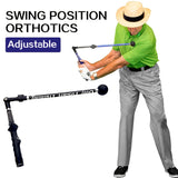 Golf Swing Trainer For Aid Hand Strength Flexibility Power; Shoulder Turn - Lightweight; Durable Golf Trainer With Ergonomic Grip