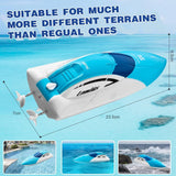 4DRC S4 RC Boat, Remote Control Boat 2.4GHz High Speed RC Racing Boat with 2 Rechargeable Batteries for Adults and Kids