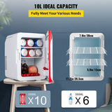 Portable Cooler Compact Mini Refrigerator For Bedroom Office Car Boat Dorm Skincare