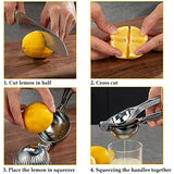 Lemon Squeezer; Lemon Juicer; Citrus Juicer Handheld; Stainless Steel Juicer Hand Press; Lime Squeezer Bar Tool