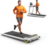 Under Desk Treadmill for Home Portable Walking Pad Treadmill Foldable with 265LBS Capacity Walking Jogging Running Machine for Office Small Space with LED Display Installation