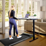 Under Desk Treadmill for Home Portable Walking Pad Treadmill Foldable with 265LBS Capacity Walking Jogging Running Machine for Office Small Space with LED Display Installation