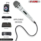 5 CORE Karaoke Microphone Dynamic Vocal Handheld Mic Cardioid Unidirectional Microfono w On and Off Switch Includes XLR Audio Cable Mic Holder PM 817 CH