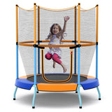 48" Toddler Trampoline with Safety Enclosure Net