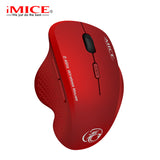 Ergonomic Mouse Wireless Mouse Computer Mouse For PC Laptop 2.4Ghz USB Mini Mause 1600 DPI 6 buttons Optical Mice